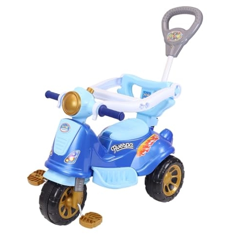 Maral Triciclo Avespa Azul Wheels – Passeio e Pedal Infantil, Plástico, Idade a Partir de ...