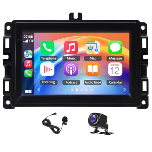 Autoradio Android 14 pour remplacer la radio d'origine Jeep avec caméra