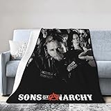 Sons of Anarchys Blanket Soft Lightweight Plush Cozy Flannel Fleece Print Blanket for Couch Sofa Bed 50'x40'