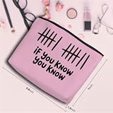 Funny Six Seven 67 Makeup Bag Cute 6 7 Meme Cosmetic Bag Gag Funny Gifts for Women Teen Girls Daughter Math Teacher Instructor Friend Humor 67 Meme Christmas Friendship Anniversary Birthday Gifts