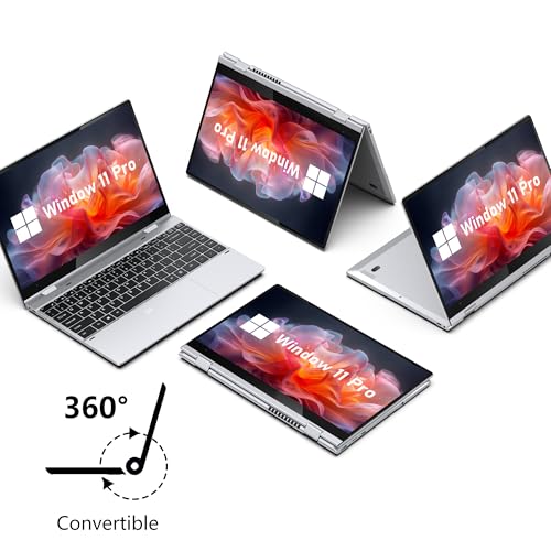 Image of FUNYET Touchscreen Laptop Computer 2026, 14 Inch 2 in 1 Gaming Lap Top Windows 11 Pro, 16GB RAM 1TB SSD, Intel N100 Processor, Office 365, Fingerprint Unlock, Backlit Keyboard, Wi-Fi 6
