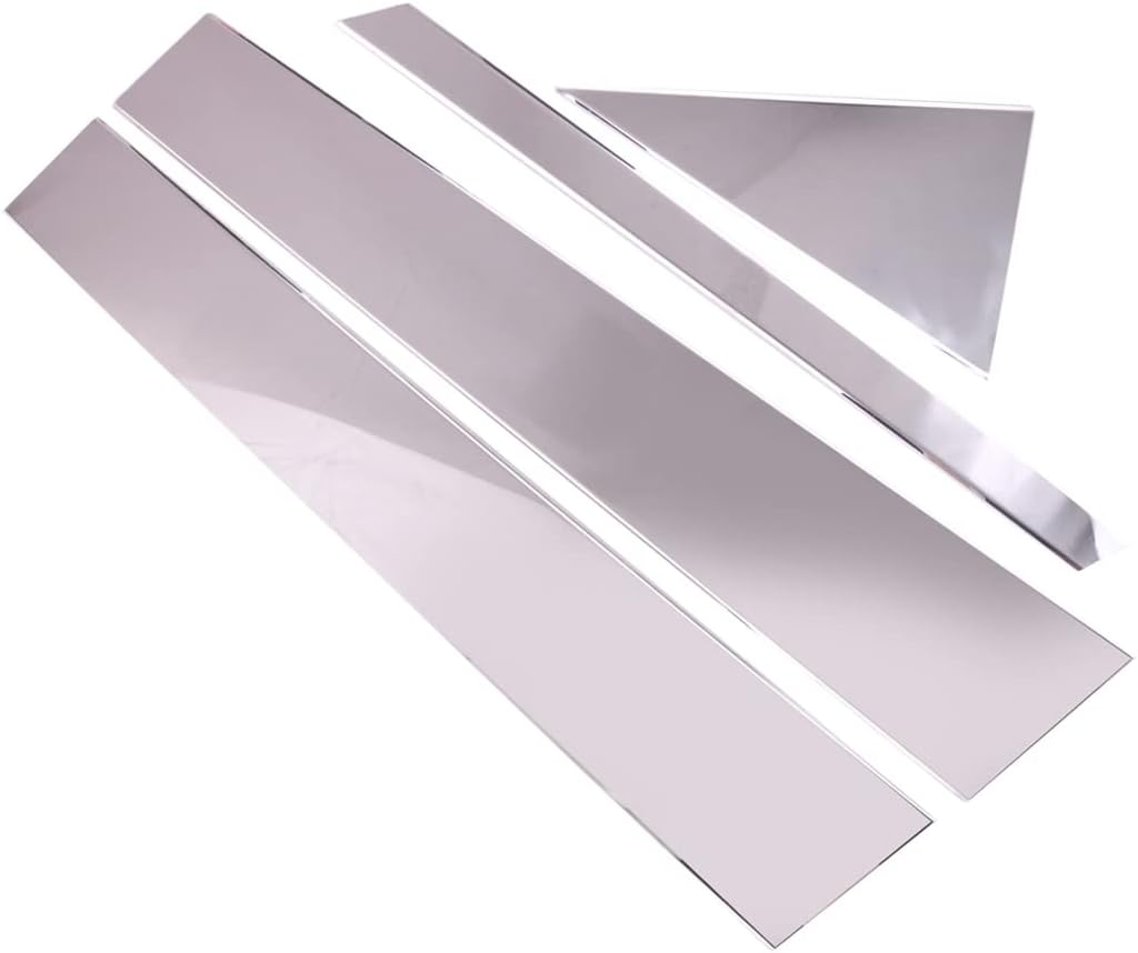 最大64 オフ ピラーカバートリム に適合する 日産 セントラ セダン 13 14 15 16 19 ステンレススチール 8個 シルバー 車 B ピラー ポスト トリム ドア ウィンドウ カバー Lcoo Edu In