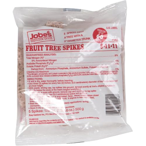 Jobes 02012 Fruit Tree Spikes 8-11-11 (5) Count