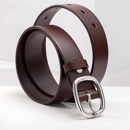 Women's Cowhide Belt Stainless Steel Pin Buckle Fashion Belt for Skirt Jeans Waist Width 2.80cm Gifts for Women2