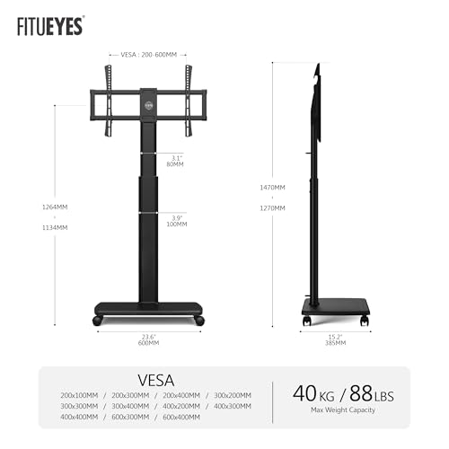 Soporte para TV con ruedas FITUEYES para 32-70 pulgadas miniatura 2