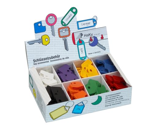 WEDO 2628070 Schlüsselkappen 200 Stück Vorratspack im ansprechenden Display