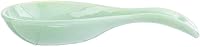 Vista 3 de Tablecraft Glass Spoon Rest, 8 x 3.5 x 1.25, Green