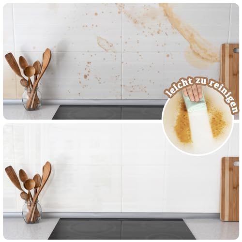 Hode Klebefolie Transparent Selbstklebend Folie, 30cm×300cm, Möbel Wandschutzfolie für Tapete Wasserfest Deko, Klebstoff Fenster Küchenrückwand Buchfolie