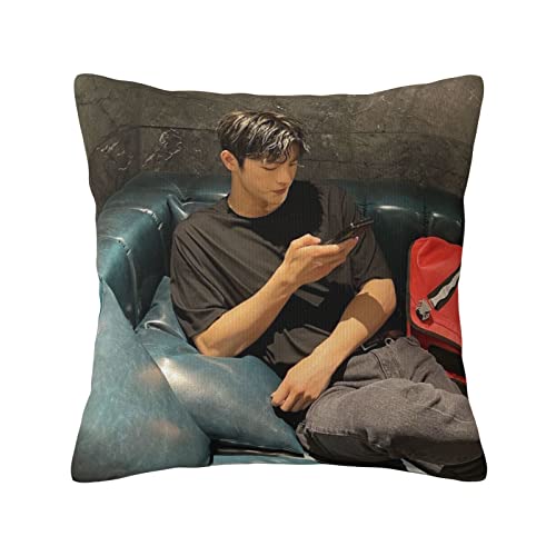 ソ・イングク 枕カバー クッションカバー 抱き枕カバー 座布団カバー 柔らかい 肌触りが快適です 隠しジッパー 両面プリント 家の装飾