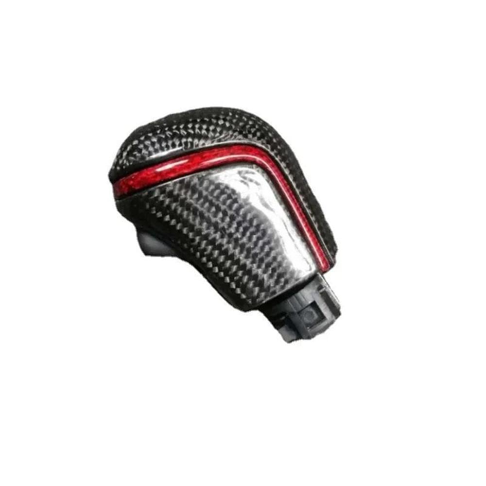 POANBCGY Shift Ball Joint Gear Stick Shift Knob Head Carbon Fiber Gear Shift Knob for Toyota Avalon for Camry Xv70 for Corolla Levin 2018 2019 2020(C)