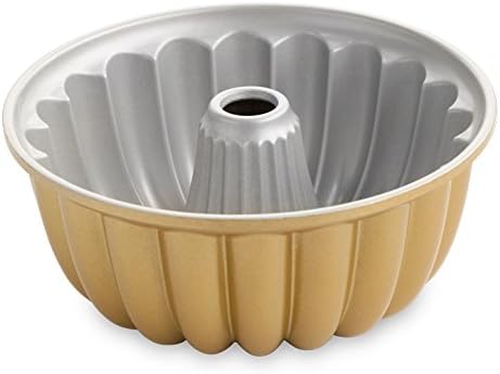 Nordic Ware Nw 58677 Elegant Party Bundt Pan Forma do Ciasta Złota, Aluminium