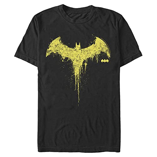 DC Comics Logo Drippy Bat T-shirt Homme au motif graphique original