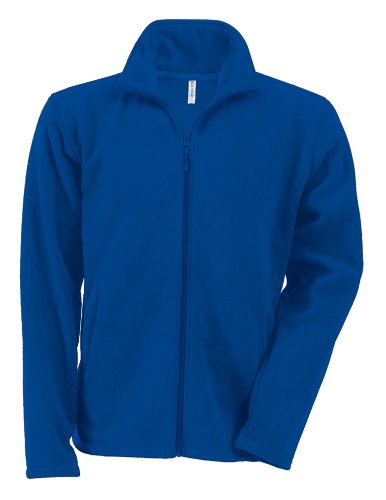 Veste polaire Kariban Falco zippée pour contrer le froid en micropolaire bleu marine L