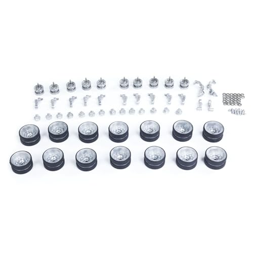 wheelfun Metal Road Wheels Suspension Arm for Henglong 1/16 RC Tank 3838 USA M26 Pershing DIY...