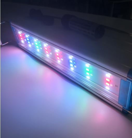 Image of AquaNaturePlanted Aqaurium LED Light Slim Light with Stable Extendable Brackets for Freshwater and Saltwater Aquarium (80cm)