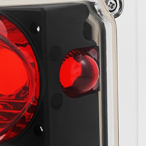 AKKON - For 1978-1991 GMC Jimmy Chevy 1500 Blazer Left + Right Full Size Left + Right Black Tail Lights Assembly