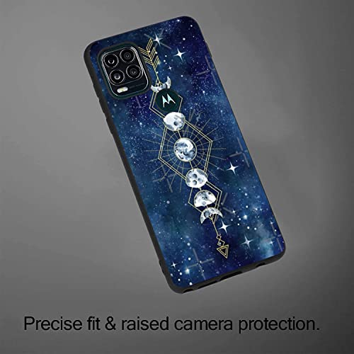 Compatible With Motorola Moto G Stylus 5G Case, Starry Sky Moon Eclipse Case With Design For Girl Women, Flexible Tpu Shockproof Protective Case #TOP1