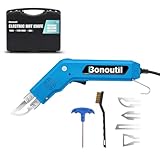 Bonoutil Hot Knife Fabric Rope Cutter 100W Styrofoam Cutter Foam Cutting 4 Blades Electric Heat Knife for Foam Cutting, Cloth, Canvas, Webbing, Rope, Cord