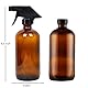 Ideal Swan 4 X 500ml Leere Sprühflasche Glas Braunglas Sprühflaschen Leer für Pflanze Blumen Garten Friseursalon mit Sprühkopf