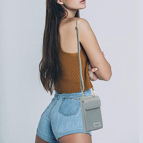 Women Crossbody Cell Phone Bag Small Shoulder Purse Leather Travel Rfid Card Slots Wallet Case Handbag Phone Pocket Baggap Clutch For Iphone 11 Se 2020 11 Pro Xr X Xs Max 8/7/6 Plus Samsung #TOP6