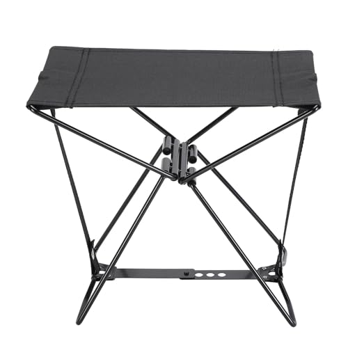 Asixxsix Portable Folding Stool, 100KG Large Load Capacity, Sturdy Camping Chair, Ideal Gift for Fishing, 600D Oxford Cloth, Iron, Multiple Uses for Indoor Outdoor, #611, Asixxsixh5fvyue4k9