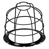 GLEAVI Schutzkäfig für Signalleuchten Metalllampenkäfig aus Eisen Drahtgitter Lampenschirm mit Antikollisionsschutz für Industrie und Werkstatt