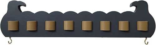 Miniatura 3 de Organizador de lentes de sol, de cuero de madera, soporte para gafas de sol, para pared, pantalla creativa de almacenamiento de gafas, múltiples