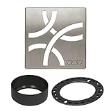 Schluter Kerdi-Drain Grate Kit with Integrated Slope Bonding Flange - Ideal for Bathroom or Wet Rooms - 4