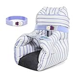 Ehucon Heel Cushion Protector for Pressure Sores Relief, Foot Pillow for Bed Sores for Heel Pain and Injury, Suitable for Elderly,Bedridden Patients in Home or Hospital Care(Pack of 1-Standard Size)