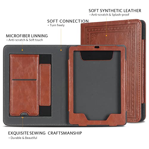 Image of CoBak Case with Stand for Kindle Paperwhite -with Auto Sleep Wake, Card Slot, Hand Strap Feature - Fits Kindle Paperwhite 11th Generation 6.8 inch Signature Edition 2021 Released