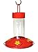 Songbird Essentials Dr JB's 16 oz Clean Feeder All Red Feeder w/ Yellow Flowers