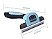 CosyFam Dog Brush Cat Brush Brushes for Shedding Pet Grooming Kit- Best Tools for Short to Long Haired Pets in Small Medium and Large Size (Blue)