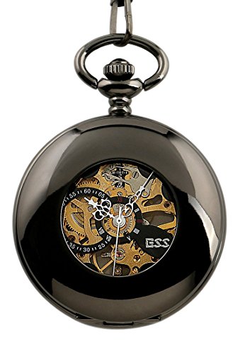 Montre de poche mécanique manuelle ESS pour costume et style rétro dandy