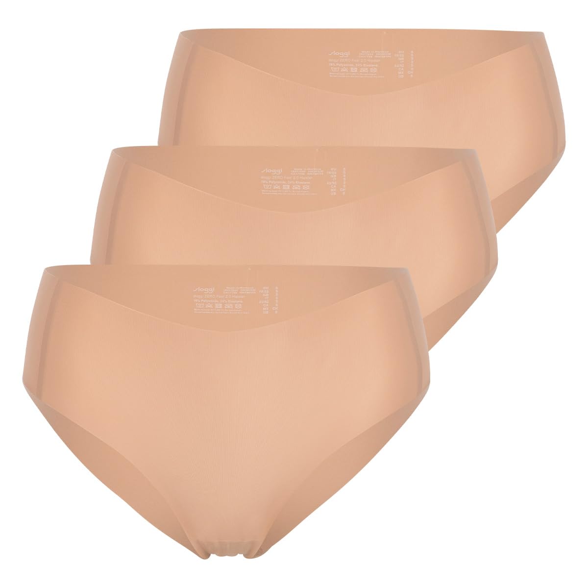 Sloggi 3er Pack Zero Feel 2.0 Hipster - Damen - Unterhose - Unterwäsche