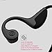 Bone Conduction Headphones Bluetooth 5.0 Open Ear Wireless Titanium HiFi Stereo with Mic Sweatproof Sports Headphones for Running Driving Cycling (Black)