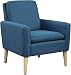 Produktbild Dazone moderner Ohrensessel Holzbeine 2er Set Sessel Polstersessel Fernsehsessel mit Armlehnen Einzelsofa Sitzkomfort