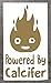 Autocollant en vinyle inspiré du Studio Ghibli « Powered by Calcifer » – Autocollant amusant pour voitures et ordinateurs portables – HSS677 (petit – 10 cm x 6 cm, doré métallisé)