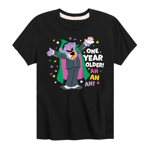 Sesame Street - The Count One Year Older - Toddler and Youth Short Sleeve Graphic T-Shirt