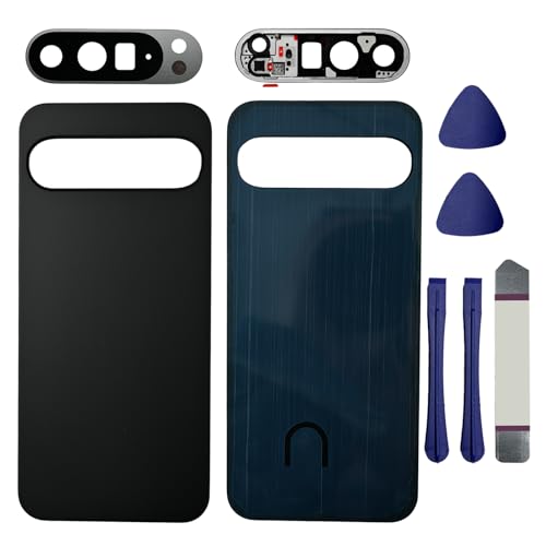 Image of for Pixel 9 Pro XL Back Glass Replacement with Rear Camera Lens for Google Pixel 9 Pro XL 5G Back Cover Glass Housing Door + Pre-Install Tapes + Tools(Not Suitable for Pixel 9 /9 Pro) (Obsidian)