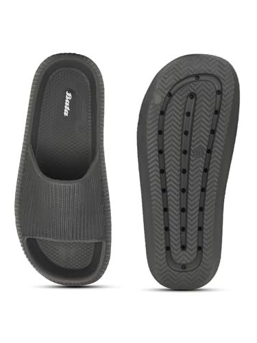 Image of Bata 8711 Zane: White Casual Mule Slip-On Thong Slippers for Men