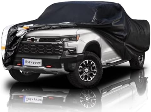 Pickup Truck Protection WUDLEP Waterproof Truck Cover For Chevy Silverado 1500/2500/3500 - All Weather Protection Silverado Truck Cover