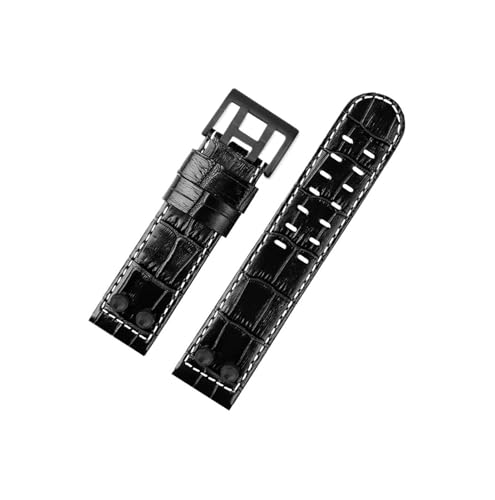 Bracelet montre cuir 22mm 24mm résistant pour remplacer le bracelet Hamilton Khaki Field