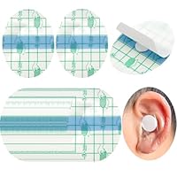 BORISCA 60 Stück Wasserdicht Ohr Patches, Wasserdichter Ohrenschutz Aufkleber Ultradünne Transparente Wasserdichter Ohrstöpsel Wasserdichte Ohrpflaster fur Duschen, Schwimmen, Surfen