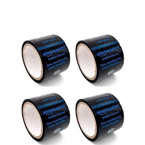Submarine Amazon Printed Tape Packaging Material Black 65 Meter 3 inches 72MM - 55 Micron Super Strong - Exact Length (Pack of 4) (B0C784RYV8) Amazon Price History, Amazon Price Tracker