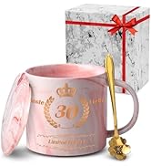 DASIAUTOEM Geschenke zum 30. Geburtstag für Frauen, Beste Freundin Geschenke für Frauen, 12oz Kaf...