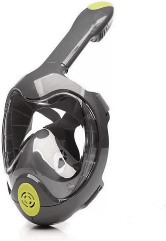 Snorkel Mask, Full Face Snorkel Mask, 180° Panoramic View Anti-Leak Anti-Fog Snorkeling Gear for Adults and Youth