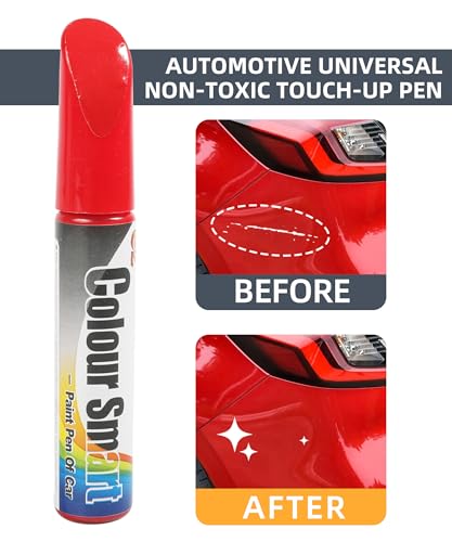 VARGTR Touch Up Paint Pen for Cars,Car Scratch Repair Pen,Car Accessories Car Touch Up Fill Paint Pen,Car Remover Scratch Paint Pen Clear Painting Pen,Automotive Touch Up Paint for Erase Car Scratches (Red) - Thumbnail 2