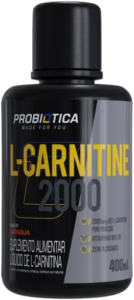 Probiótica L-Carnitina 2000 (400 Ml) - Sabor Laranja