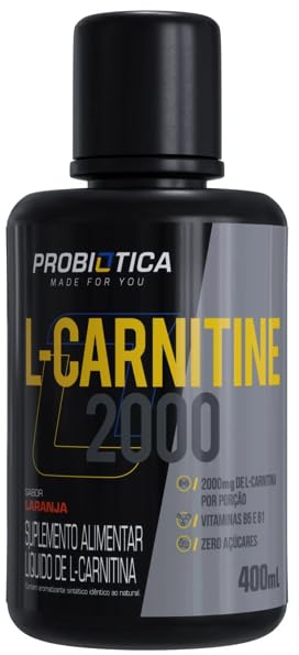 Probiótica L-Carnitina 2000 (400 Ml) - Sabor Laranja