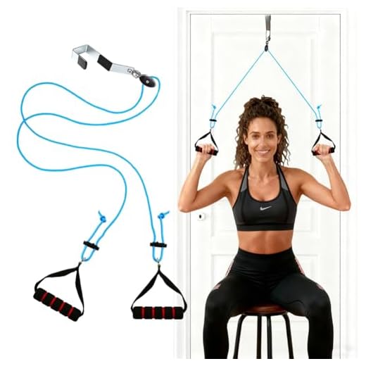 flintronic Polea Hombro, Cuerda Poleas Gimnasio para Casa, Entrenamiento de Eslingas Domésticas, Cuerda para Gimnasio Polea Isocinetica, para Ejercicio y Prevención de Lesiones
